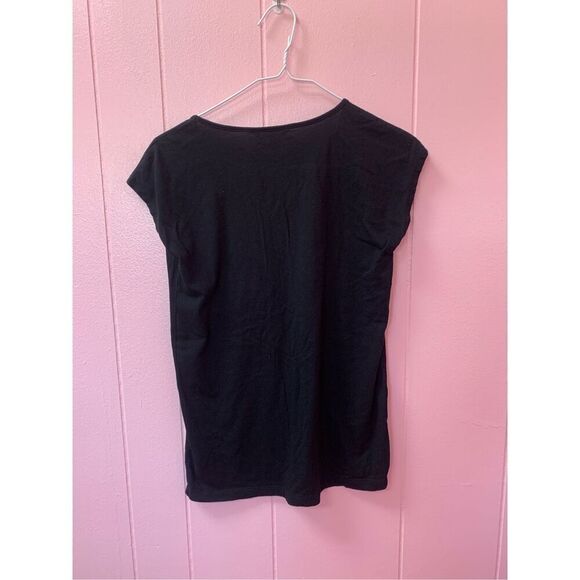 Lauren Ralph Lauren Womens Navy Blue MCMXXVII Print T Shirt Size Medium - Picture 5 of 6